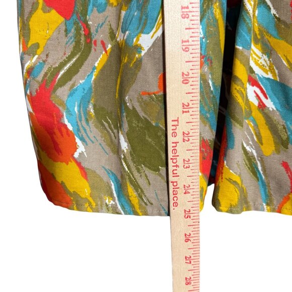 Jack by Bb Dakota Abstract Print Bustier Dress Small Multicolor Underwire - Picture 2 of 9